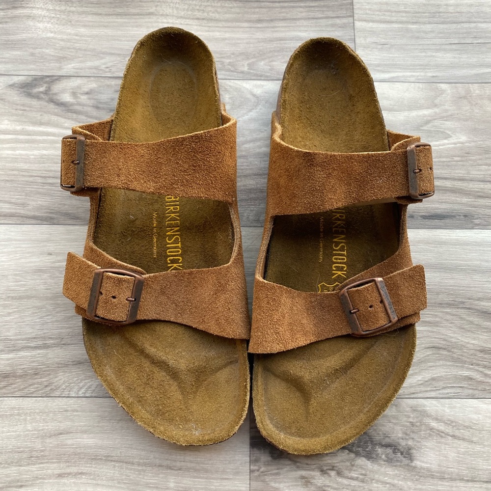 NEW Birkenstock Men’s Arizona Suede Straps